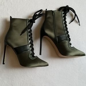 Never worn ALDO Lace Up Heel Boots